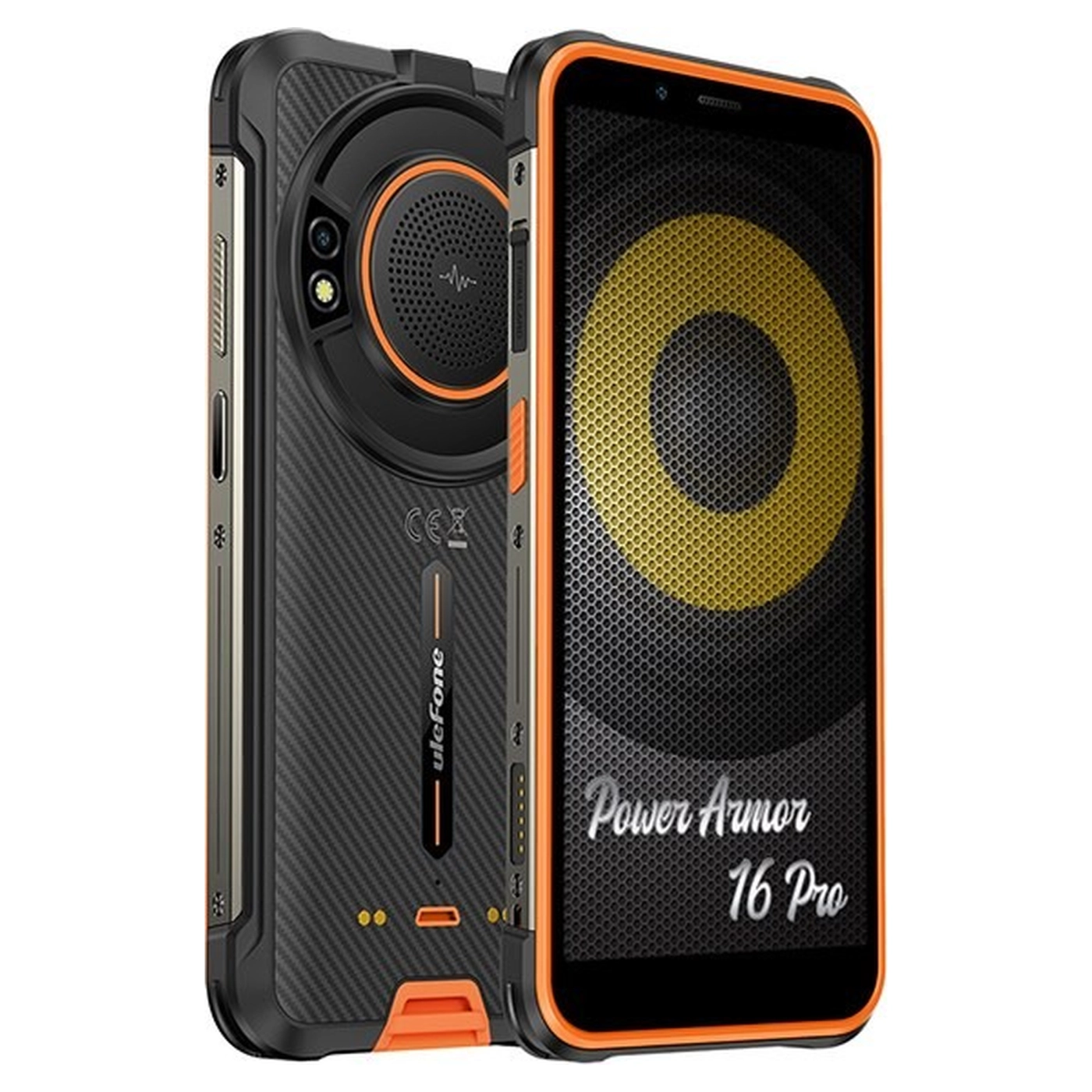 Купити Смартфон Ulefone Power Armor 16 Pro (IP69K 4/64Gb NFC 4G) Orange (6937748734840) - фото 2