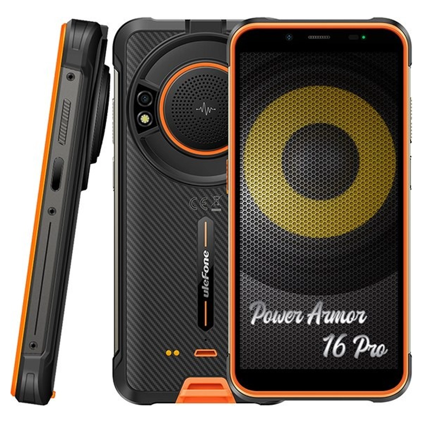 Купити Смартфон Ulefone Power Armor 16 Pro (IP69K 4/64Gb NFC 4G) Orange (6937748734840) - фото 3