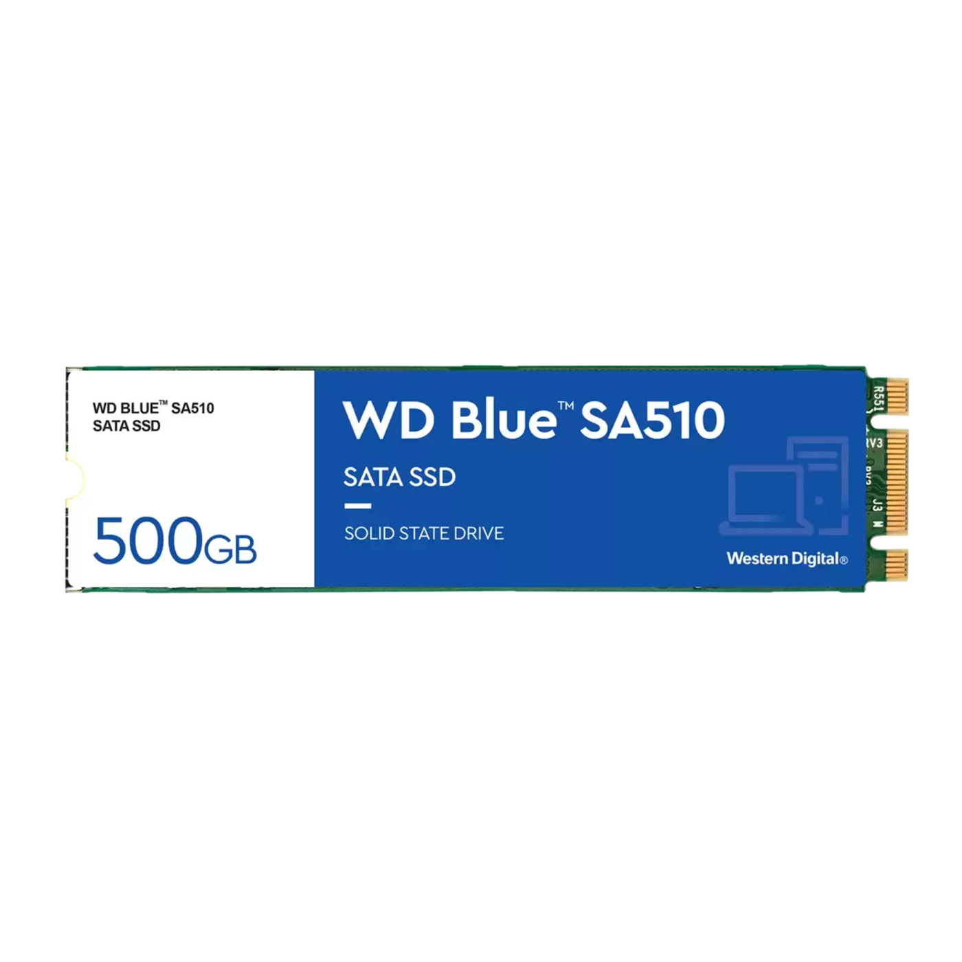Купить SSD диск WD Blue SA510 500GB M.2 SATA (WDS500G3B0B) - фото 1