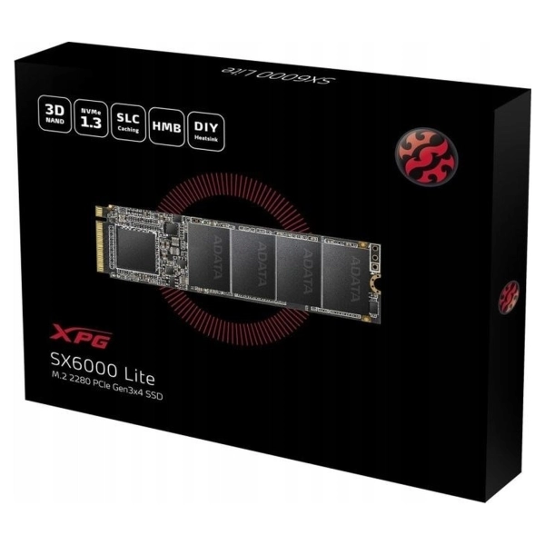 Купить SSD диск ADATA XPG SX6000 Lite 1TB NVMe PCIe 3.0 x4 M.2 3D TLC (ASX6000LNP-1TT-C) - фото 4