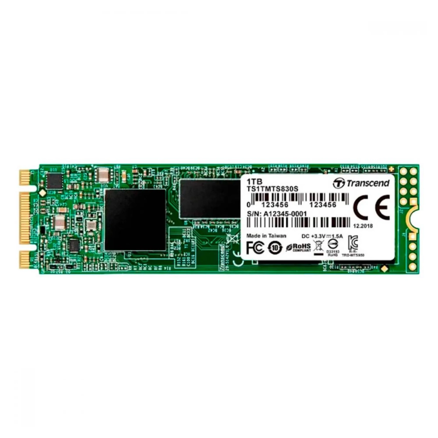 Купити SSD диск Transcend 830S 1TB M.2 SATA (TS1TMTS830S) - фото 1