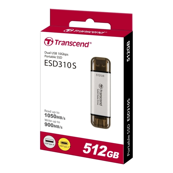 Купити SSD диск Transcend ESD310 512GB USB 3.2 White (TS512GESD310S) - фото 5