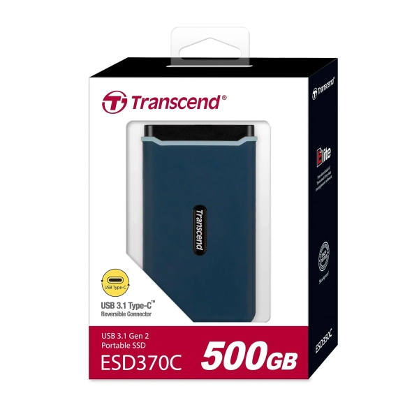 Купить SSD диск Transcend ESD370C 500GB USB 3.1 Gen 2 Type-C (TS500GESD370C) - фото 4