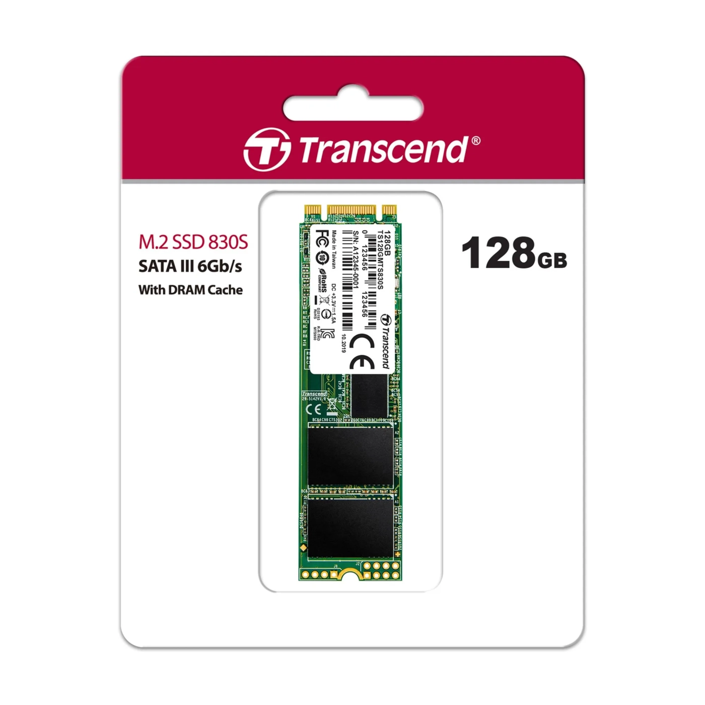 Купить SSD диск Transcend 830S 128GB M.2 SATA (TS128GMTS830S) - фото 2