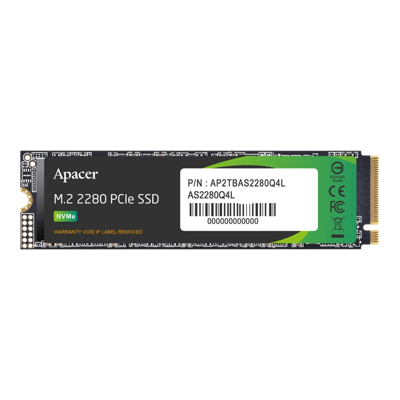 Купить SSD диск Apacer AS2280Q4L 1TB M.2 PCIe 4.0 x4 (AP1TBAS2280Q4L-1) - фото 1