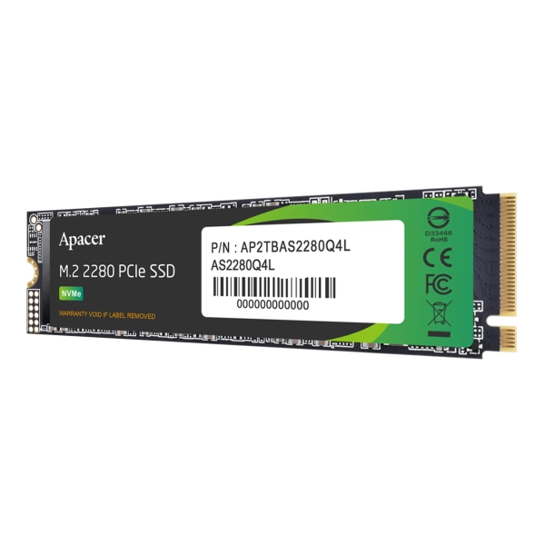 Купить SSD диск Apacer AS2280Q4L 2TB M.2 PCIe 4.0 x3 (AP2TBAS2280Q4L-1) - фото 2