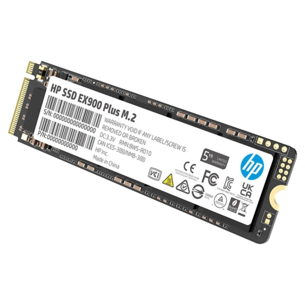 Купить SSD диск HP EX900 Plus 1TB M.2 NVMe PCIe 3.0 x4 (9XL77AA) - фото 2