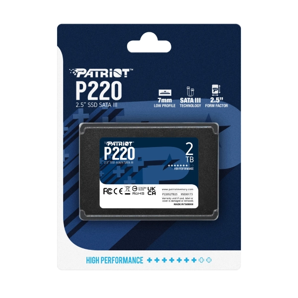 Купить SSD диск Patriot P220 2TB 2.5" (P220S2TB25) - фото 4