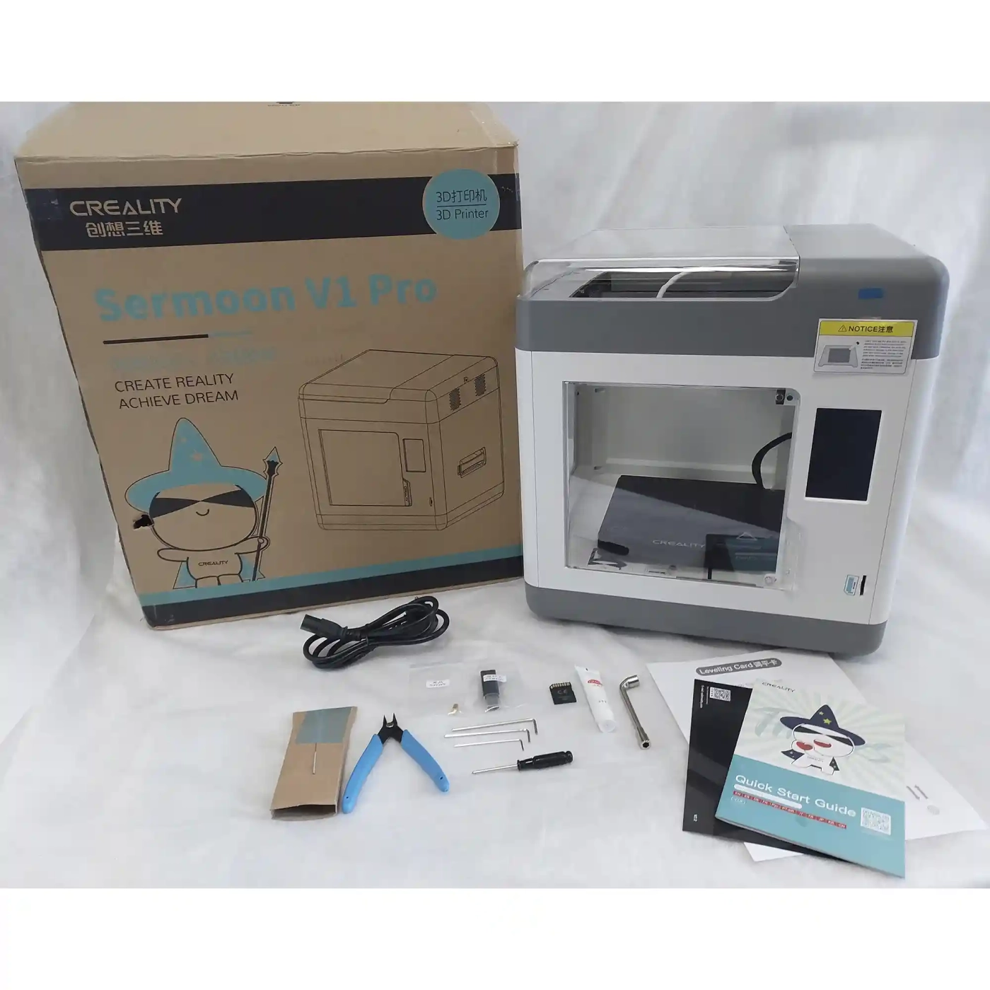 Купить 3D-принтер Creality Sermoon V1 Pro (Trade-In SN 10000518620C123GQAM) - фото 9