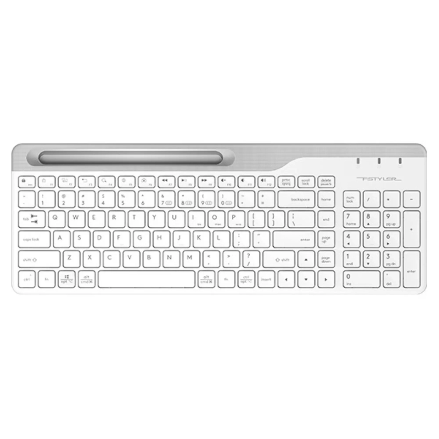 Купити Клавіатура A4Tech Fstyler FBK25 Wireless White - фото 1