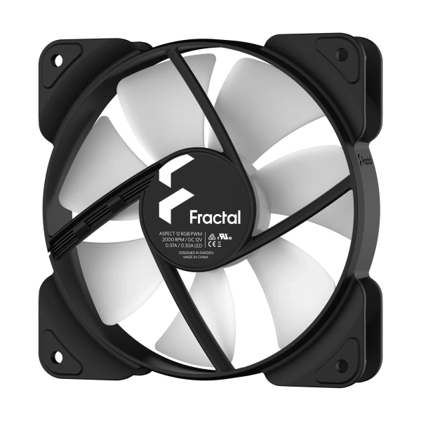 Купити Вентилятор Fractal Design Aspect 12 RGB PWM Black (FD-F-AS1-1205) - фото 4