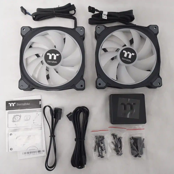 Купити Набір кулерів Thermaltake Riing Duo 14 RGB Radiator Fan TT Premium Edition (3-Fan Pack) (Уцінка SN CL-F078-PL14SW-ALU000974) - фото 4