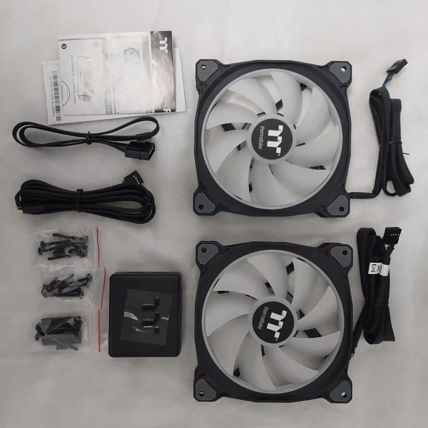 Купить Набор кулеров Thermaltake Riing Duo 14 RGB Radiator Fan TT Premium Edition (Уценка SN CL-F078-PL14SW-ALU000974) - фото 5