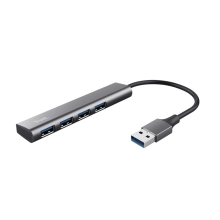 Купить Концентратор Trust Halyx 4-Port USB-A 3.2 Grey (24947_TRUST) - фото 1