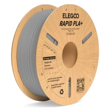 Купить Rapid PLA Plus Filament (пластик) для 3D принтера ELEGOO 1кг, 1.75мм, серый (50.203.0116) - фото 1