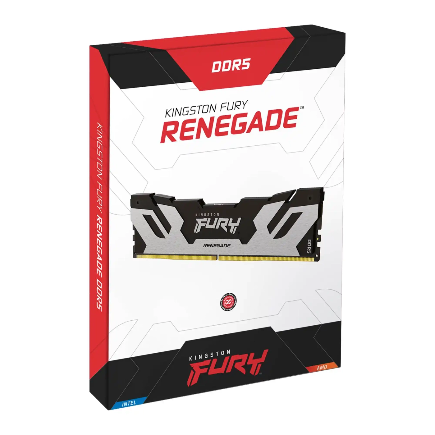 Купити Модуль пам'яті Kingston FURY Renegade Silver/Black DDR5-7200 48GB (2x24GB) ECC (KF572C38RSK2-48) - фото 4