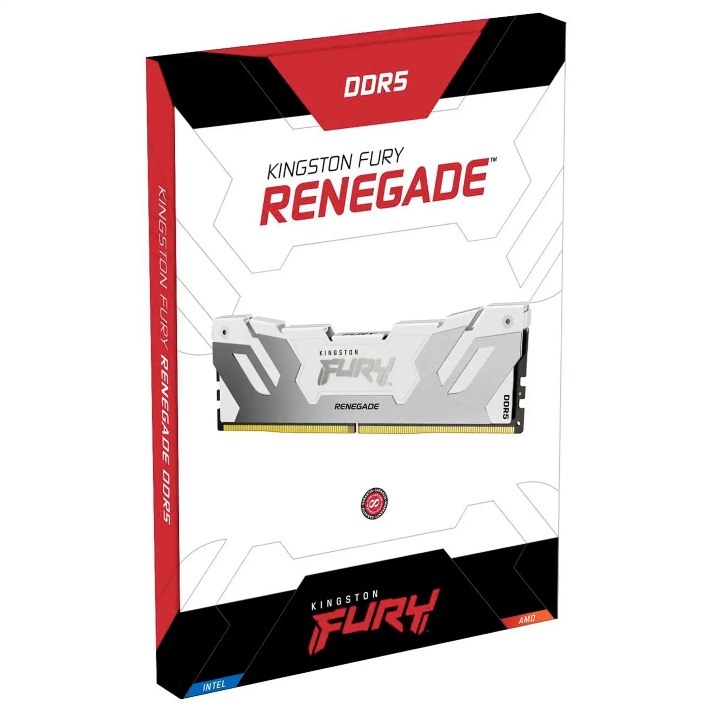 Купить Модуль памяти Kingston FURY Renegade Silver/White DDR5-7600 32GB (2x16GB) ECC (KF576C38RWK2-32) - фото 4
