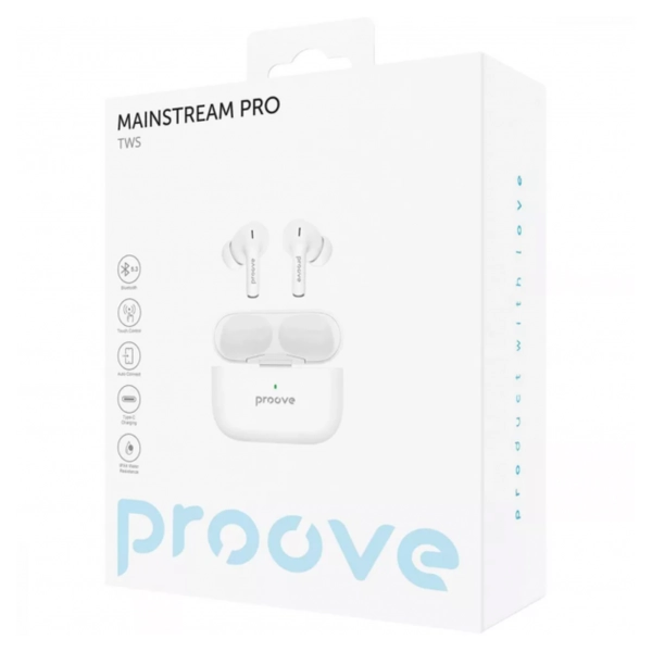 Купити Бездротові навушники Proove Mainstream Pro TWS White (TWMSP0010002) - фото 8