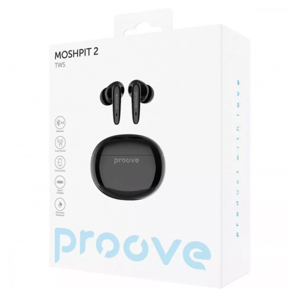 Купити Бездротові навушники Proove MoshPit 2 TWS Black (TWMP20010001) - фото 5