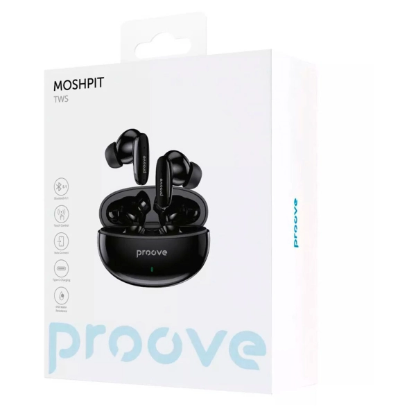 Купити Бездротові навушники Proove MoshPit TWS Black (TWMP00010001) - фото 5