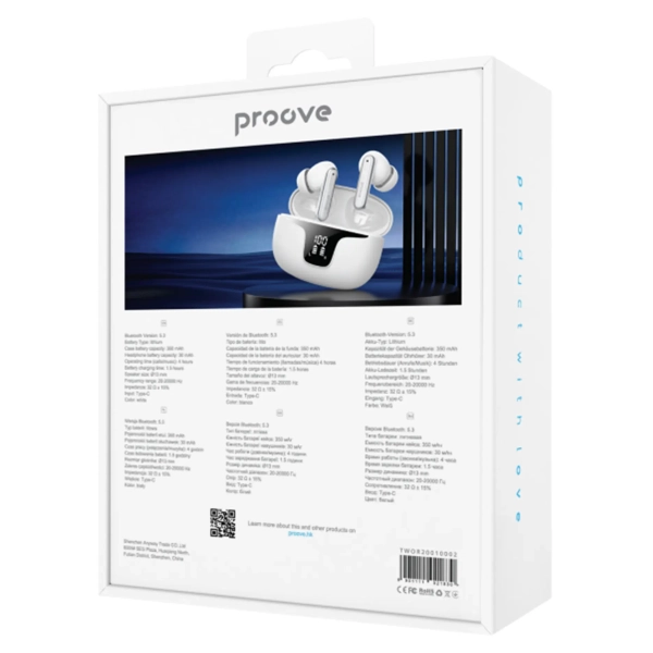 Купить Беспроводные наушники Proove Orion SE TWS White (TWOR20010002) - фото 3