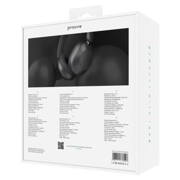 Купити Бездротові навушники Proove Silence 3D with ANC Black (HPSL3D010005) - фото 2