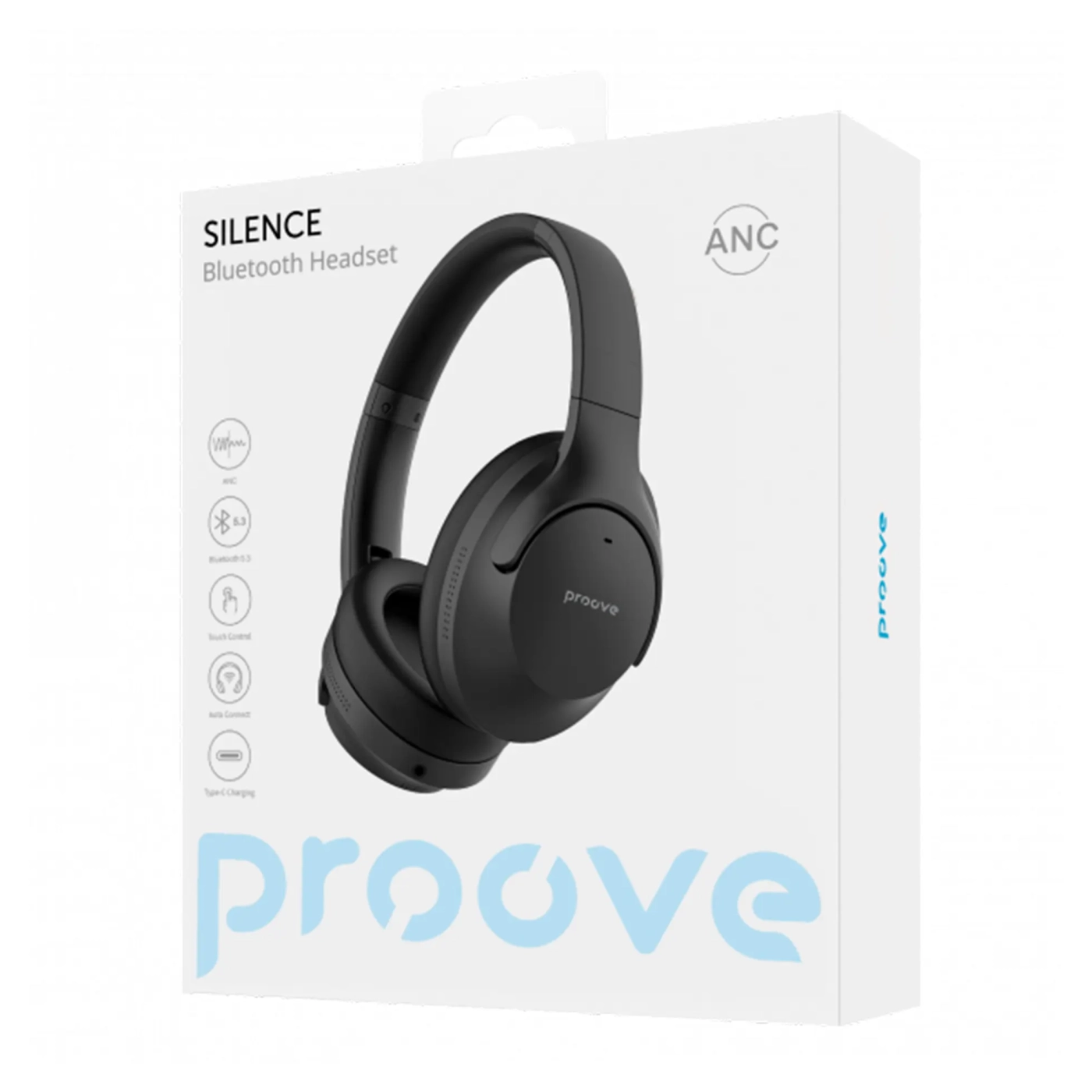 Купити Бездротові навушники Proove Silence with ANC Black (HPSL00010001) - фото 5