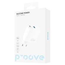 Купить Зарядное устройство Proove Silicone Power 45W (Type-C + USB) (WCSP45110002) - фото 5