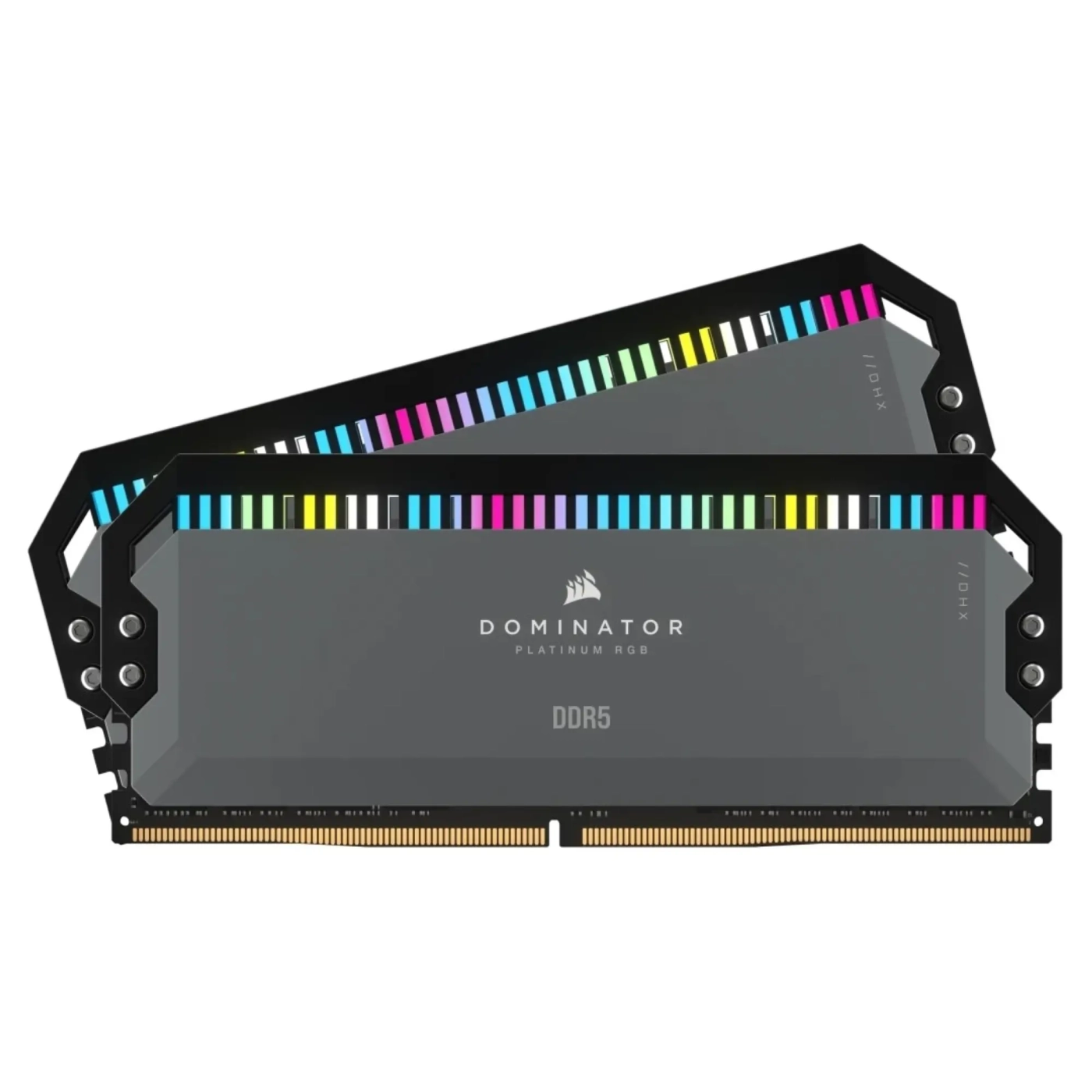 Купить Модуль памяти Corsair Dominator Platinum RGB Grey DDR5-6000 32GB (2x16GB) (CMT32GX5M2D6000Z36) - фото 1