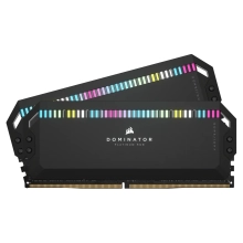 Купити Модуль пам'яті Corsair Dominator Platinum RGB Black DDR5-6000 32GB (2x16GB) (CMT32GX5M2B6000C30) - фото 1