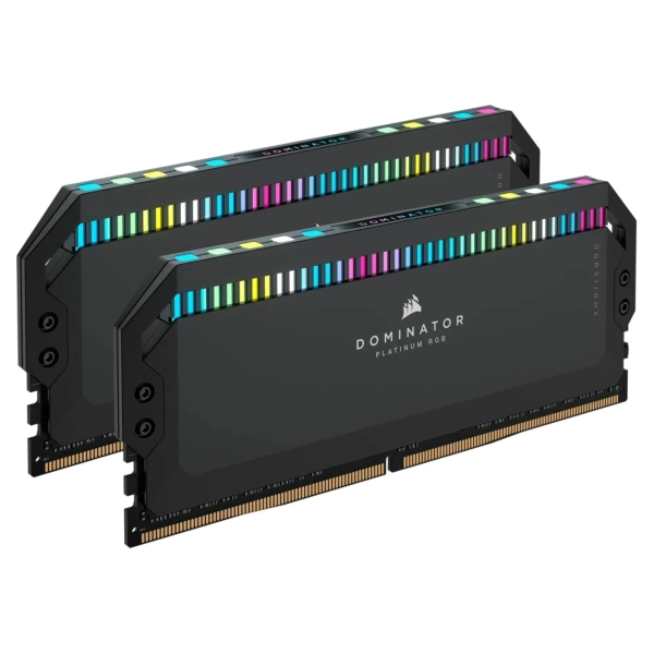 Купити Модуль пам'яті Corsair Dominator Platinum RGB Black DDR5-6000 32GB (2x16GB) (CMT32GX5M2B6000C30) - фото 2