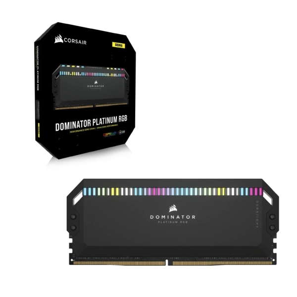 Купити Модуль пам'яті Corsair Dominator Platinum RGB Black DDR5-6000 32GB (2x16GB) (CMT32GX5M2B6000C30) - фото 5
