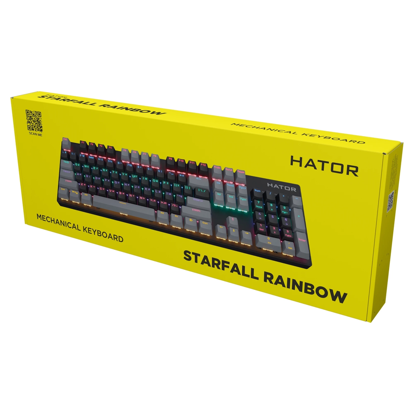 Купить Клавиатура HATOR Starfall Rainbow Origin Red (HTK-608-BBG) - фото 7