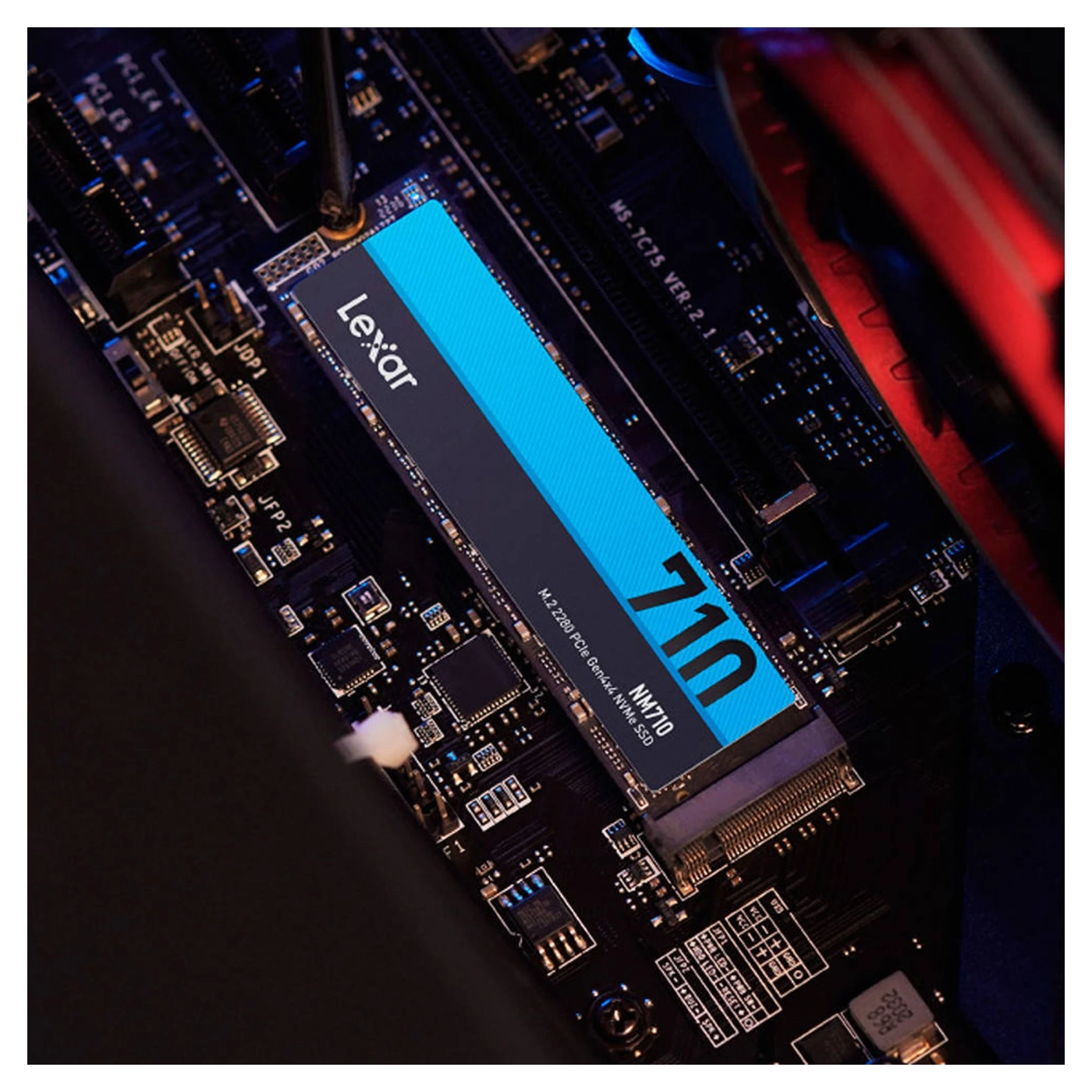 Купить SSD диск Lexar NM710 1TB NVMe M.2 PCIe 4.0 x4 (LNM710X001T-RNNNG) - фото 6
