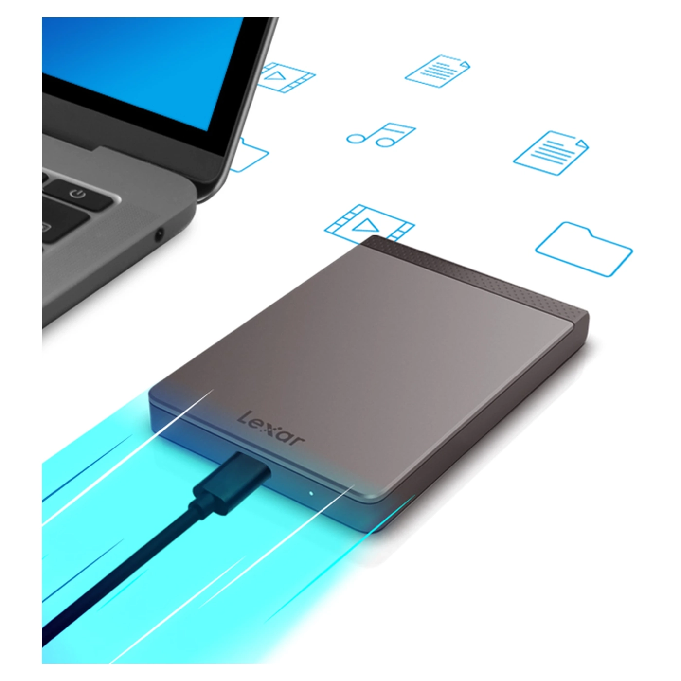 Купить SSD диск Lexar SL200 1TB USB Type-C (LSL200X001T-RNNNG) - фото 4