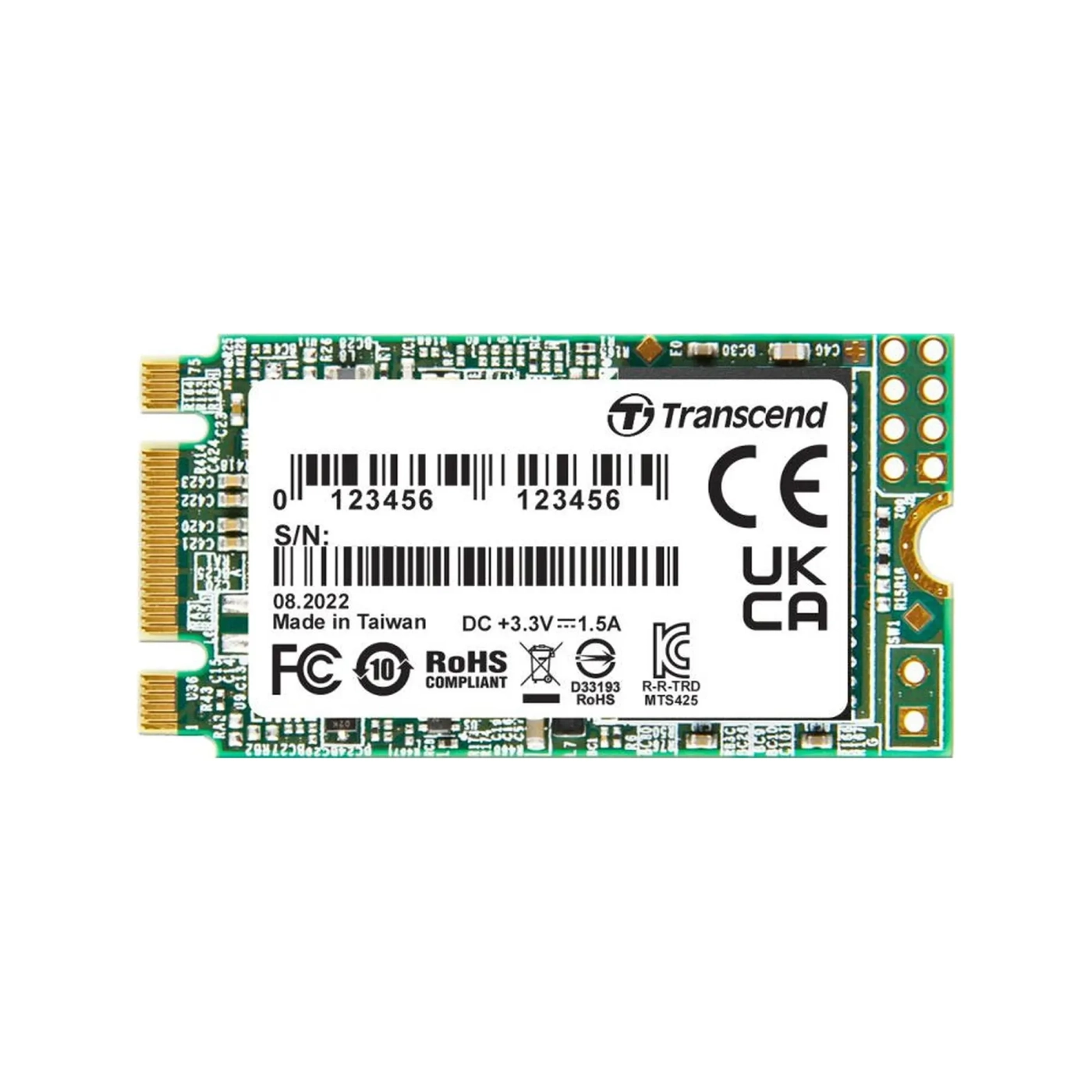 Купити SSD диск Transcend MTS425S 500GB M.2 SATA (TS500GMTS425S) - фото 1