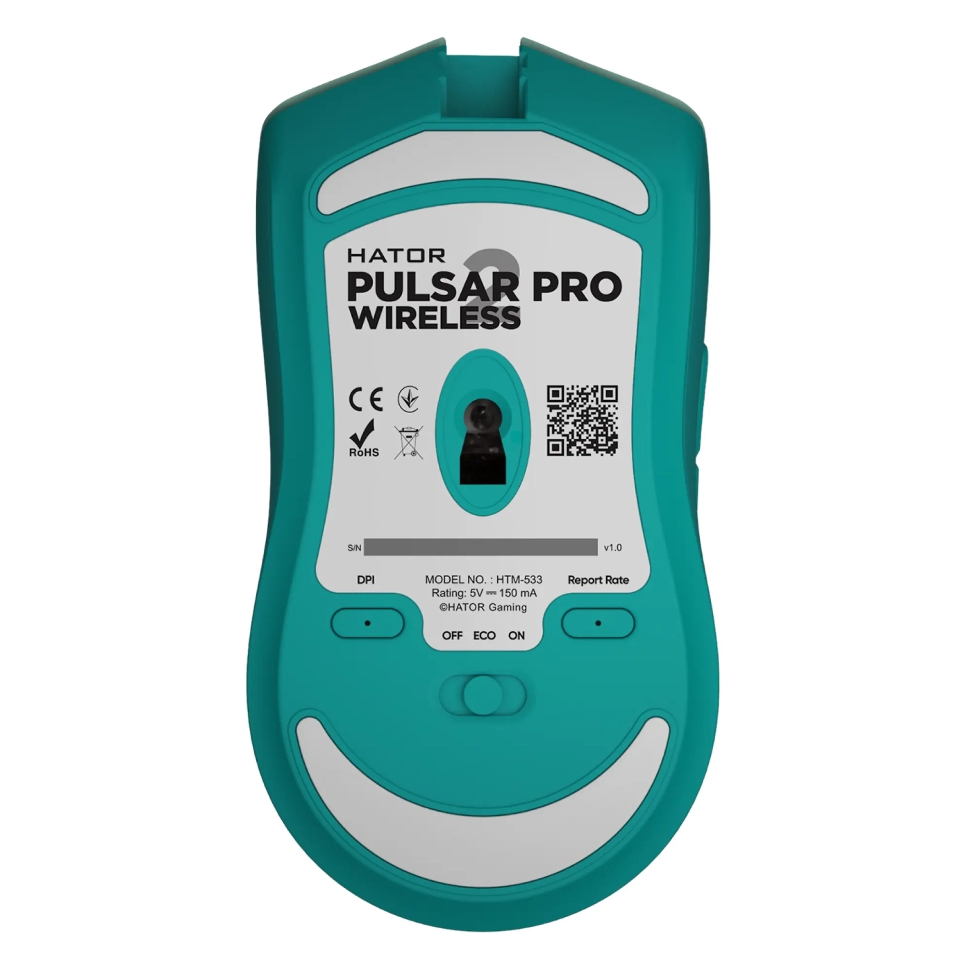 Купити Миша HATOR Pulsar 2 PRO Wireless Mint (HTM-533) - фото 5