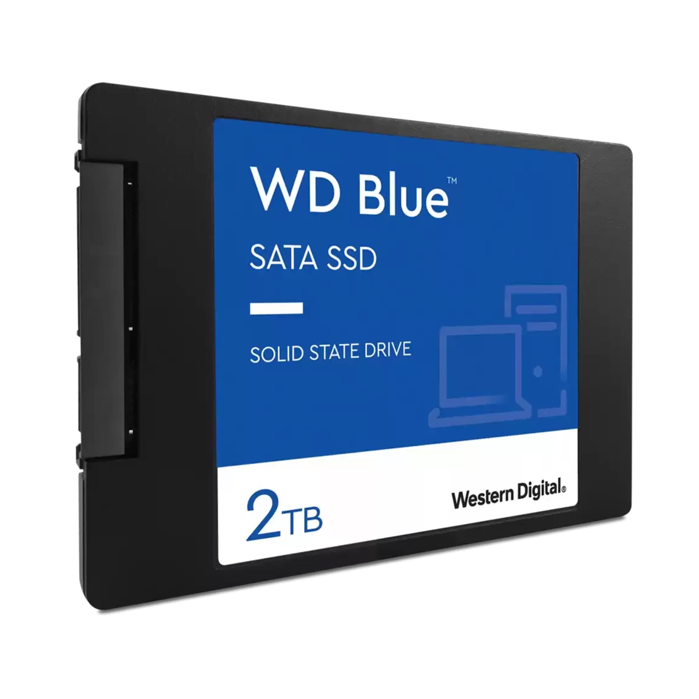 Купить SSD диск WD Blue 2TB 2,5" SATAIII 3D NAND (WDS200T2B0A) - фото 2