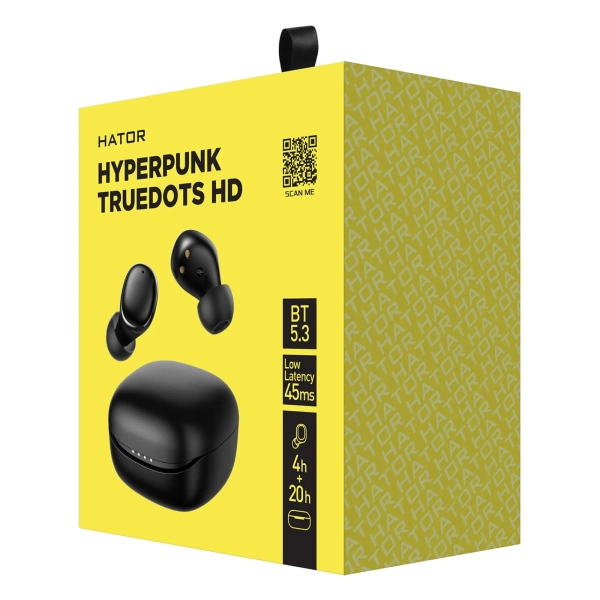 Купити Бездротові навушники HATOR Hyреrpunk Truedots HD Black (HTA-411) - фото 4
