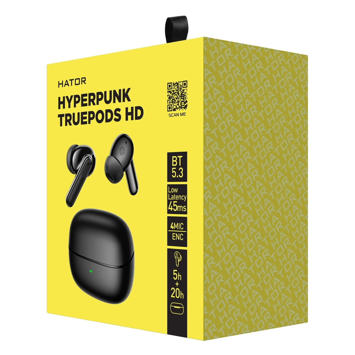 Купити Бездротові навушники HATOR Hyреrpunk Truepods HD Black (HTA-435) - фото 4