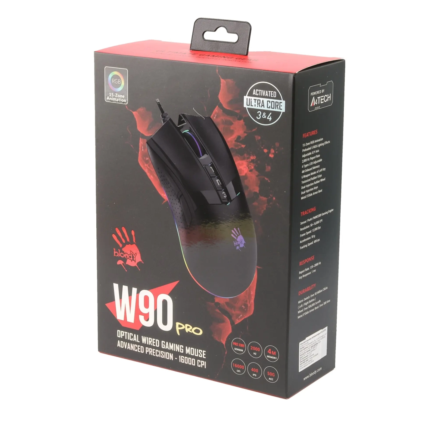 Купить Мышь A4Tech Bloody W90 Pro USB Black - фото 8