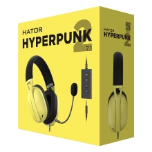 Купити Навушники HATOR Hyperpunk 2 USB 7.1 Black/Yellow (HTA-847) - фото 6