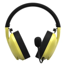 Купити Навушники HATOR Hyperpunk 2 Wireless Tri-mode Black/Yellow (HTA-857) - фото 2