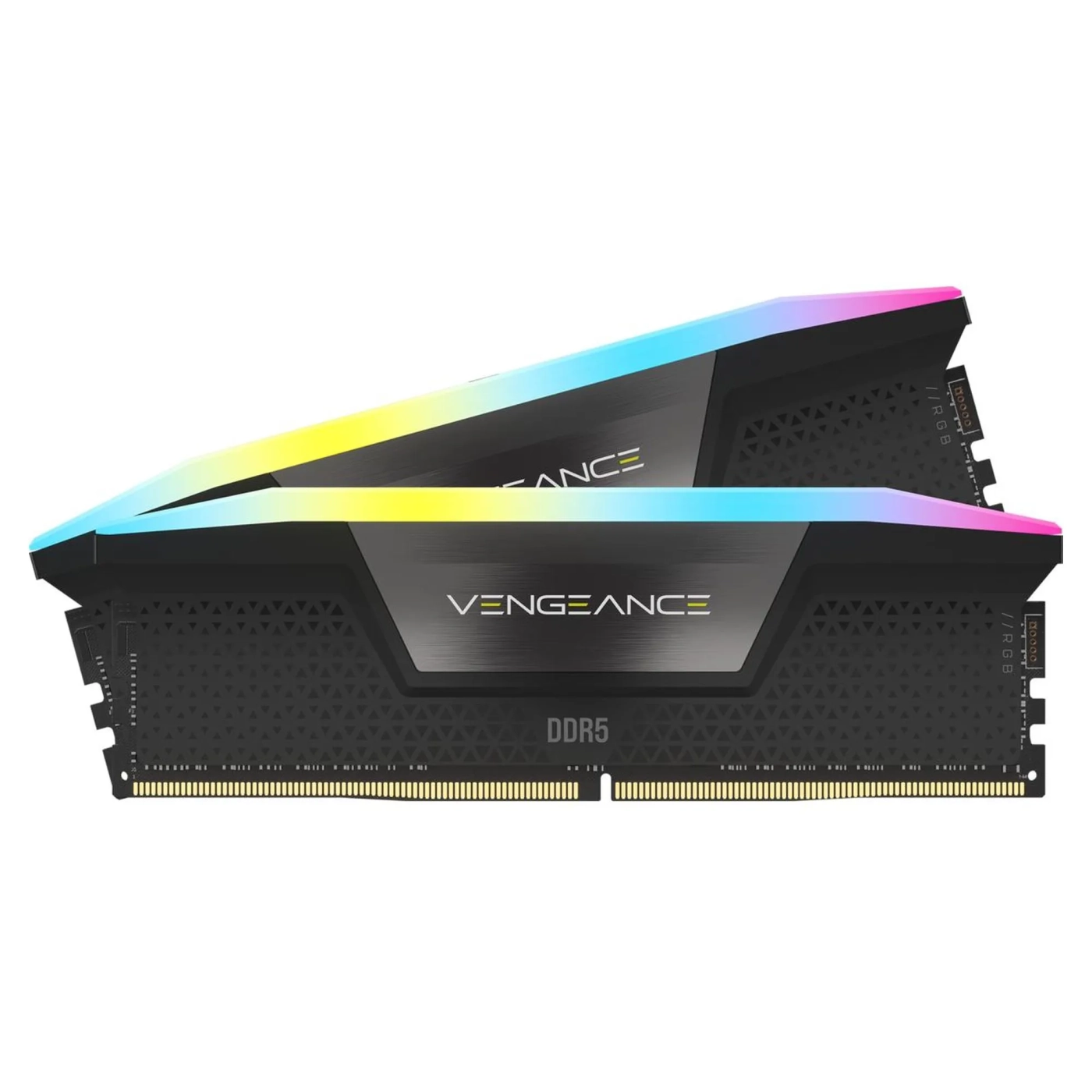 Купити Модуль пам'яті Corsair Vengeance RGB Black DDR5-6000 96GB (2x48GB) (CMH96GX5M2B6000C30) - фото 1