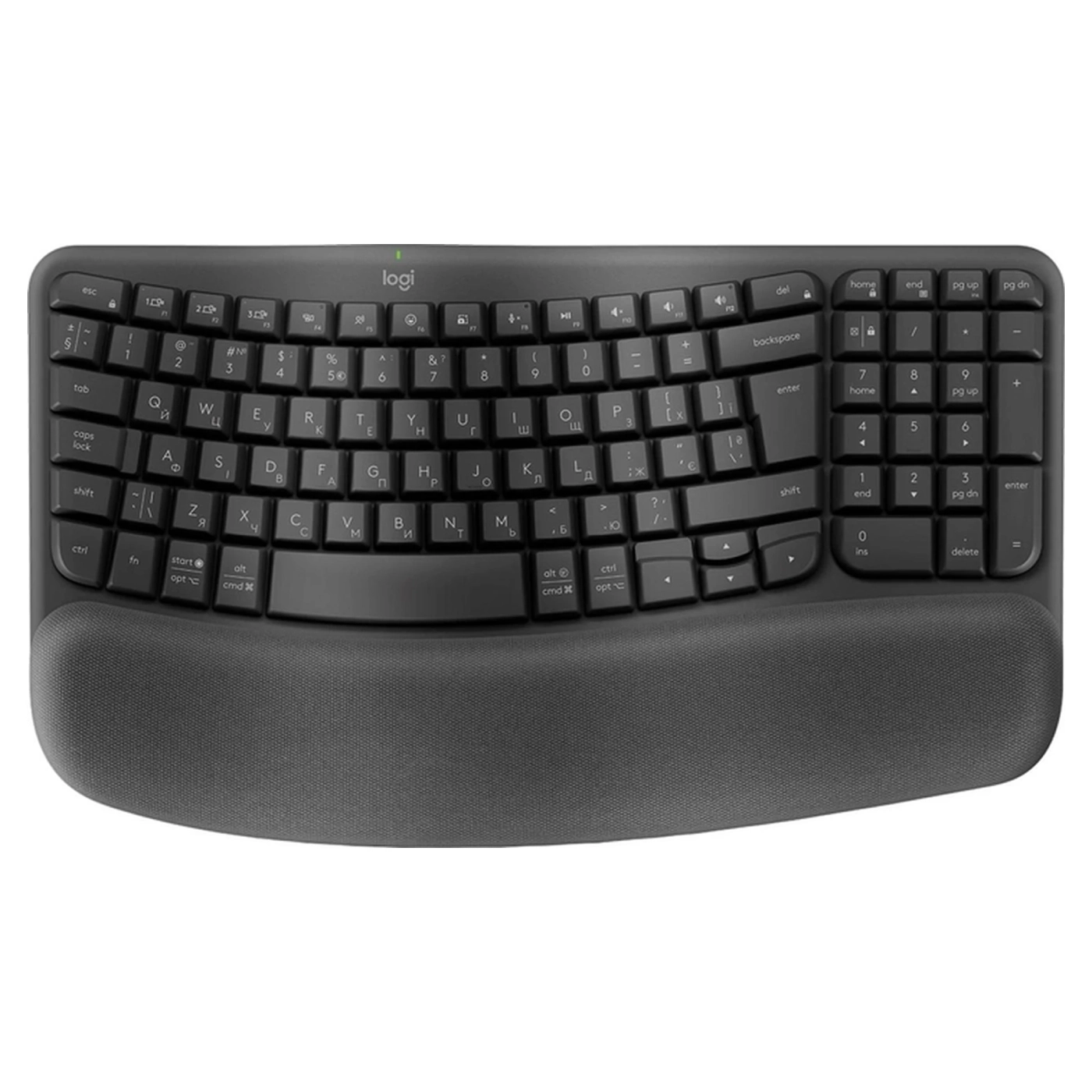 Купить Клавиатура Logitech Wave Keys Bluetooth/Wireless Black (920-012304) - фото 1