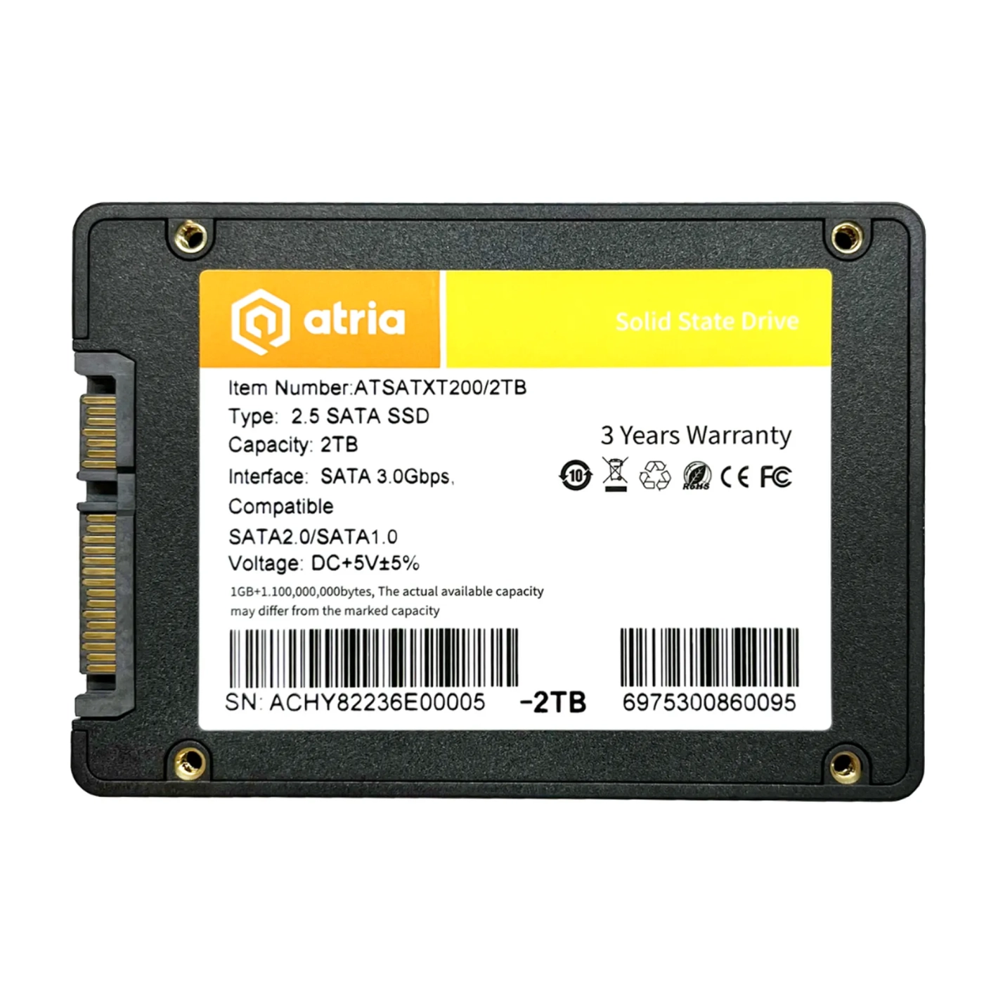Купить SSD диск ATRIA XT200 G2 2TB 2.5" SATA (ATSATXT200/2048) - фото 2