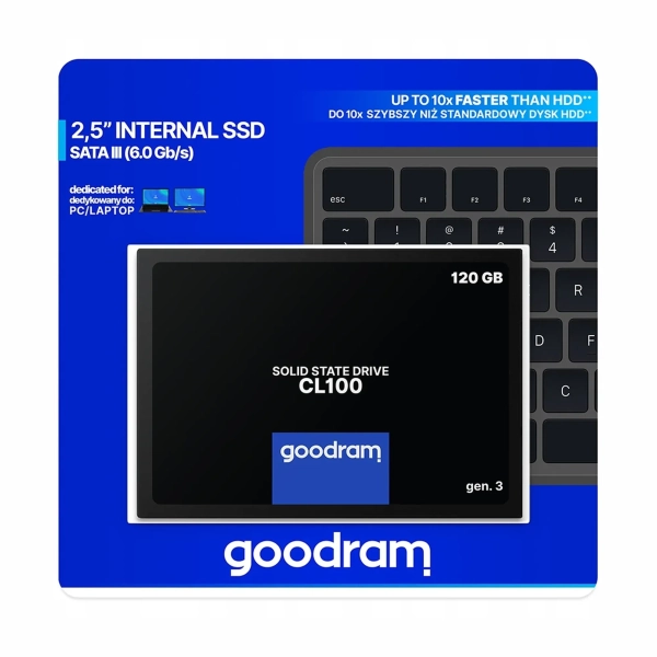 Купить SSD диск GOODRAM CL100 gen.3 120GB 2.5" SATA (SSDPR-CL100-120-G3) - фото 5