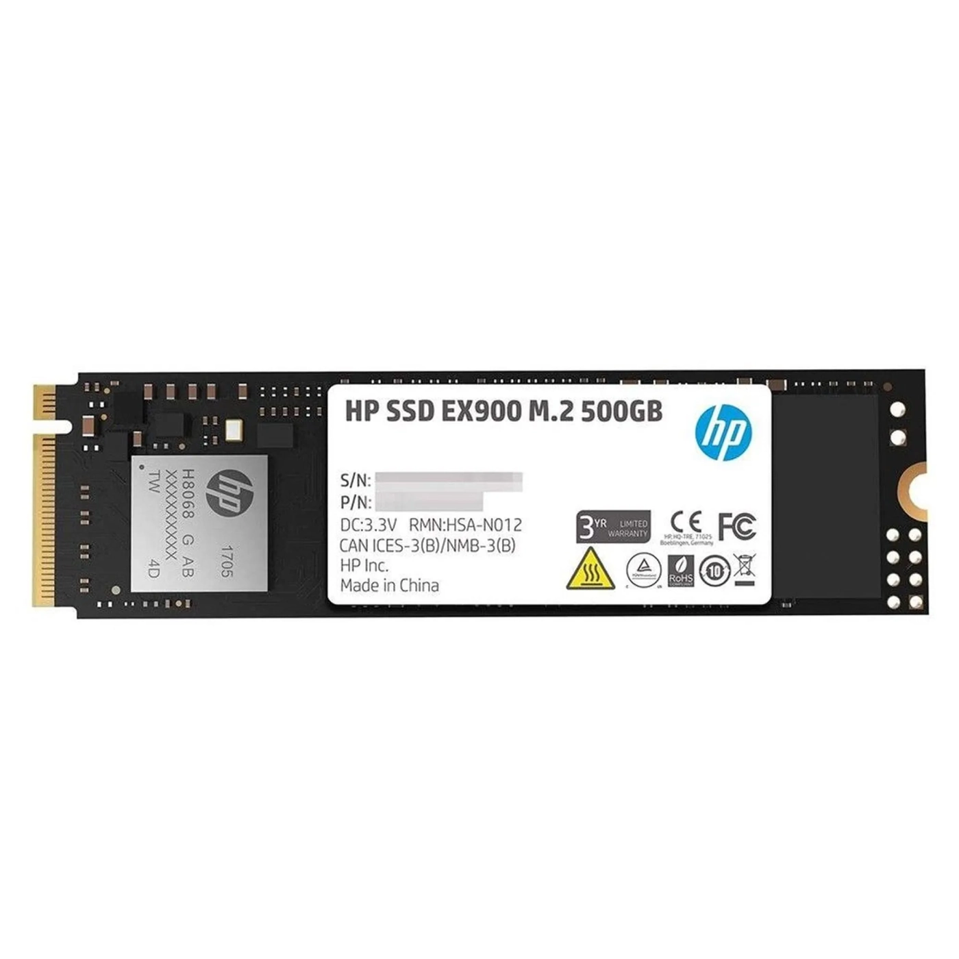 Купить SSD диск HP EX900 500GB M.2 NVMe (2YY44AA) - фото 1
