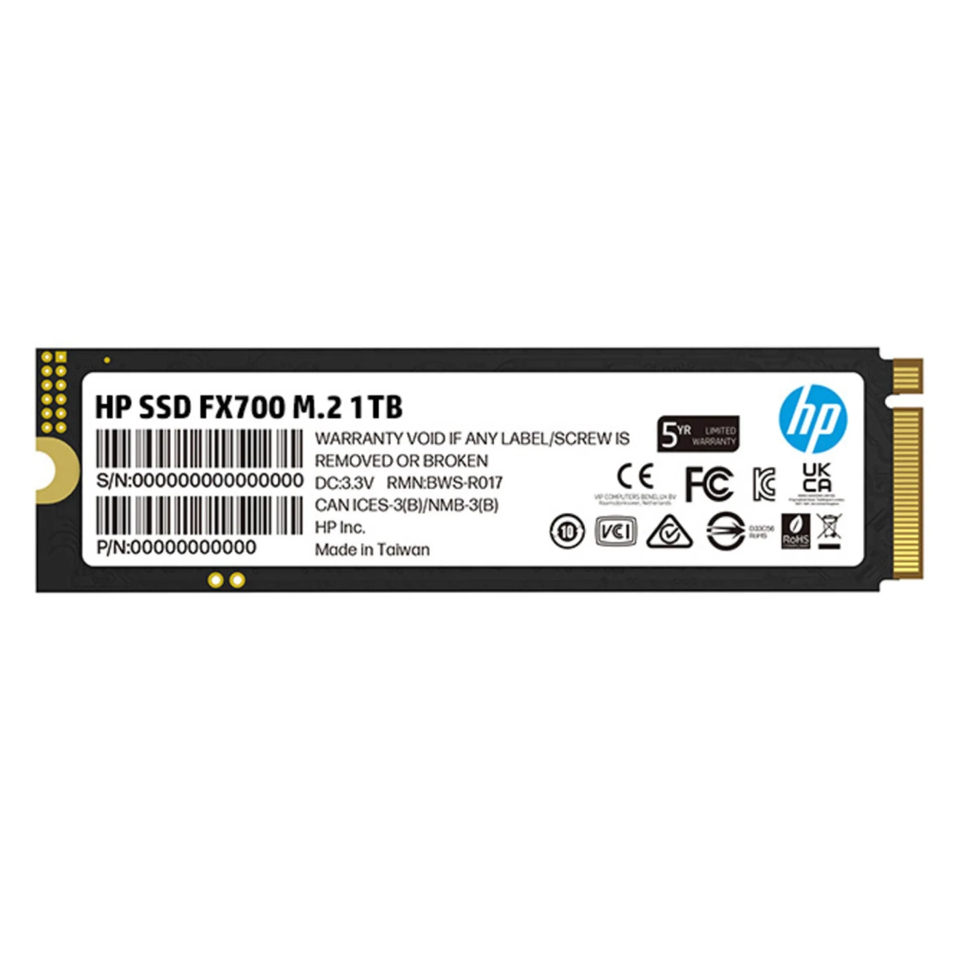 Купить SSD диск HP FX700 1TB M.2 NVMe (8U2N3AA) - фото 1