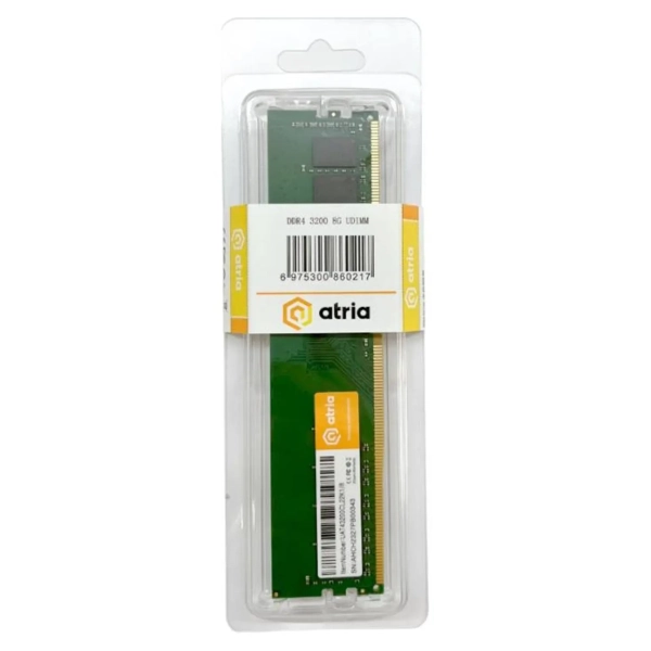 Купити Модуль пам'яті ATRIA DDR4-3200 8GB (UAT43200CL22K1/8) - фото 3